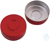 Bördelkappe, 20 mm Aluminium, rot lackiert, Mittelabriss, 1000 St/Pkg...