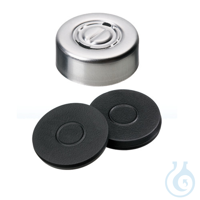 20mm Combination Seal: Aluminum Cap, plain, centre tear off, 10 x 100 pc ND20...