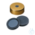 Bördelkappe, ND20 Magnetisch, gold, mit 5 mm Loch, Pharma-Fix-Septum,...