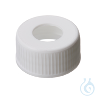 24mm PP Screw Cap, white, centre hole, 10x100/PAK This Screw Cap is without...