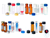 2in1 Kit: 1,5ml PP Kurzgewindeflasche, 32x11,6mm, transparent, mit...