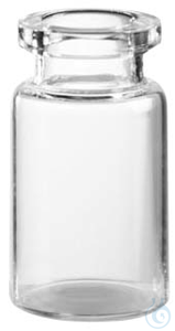 10ml Injektionsflasche, 45x24 mm, Klarglas, 1.Klasse Glas, 154 St/Pkg 10ml...