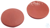 8 mm Septum, Naturkautschuk rot-orange/TEF transparent, 55° shore A, 1 mm 8...