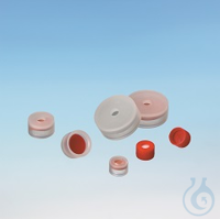 ND11 Combination Seal: PE-Cap, transparent, 13x7,5mm with 4,5mm centre hole,...