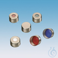 Schraubkappe, ND18 Magn. Univ.Schraubkappe, 1,0 mm, silber, Viton 1A schw.,...