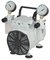 Vacuum/Pressure pump 2522, 18l/min, 133mbar, 7.9bar, 230V 50Hz, 1 Ph with Schuko and UK plug leads