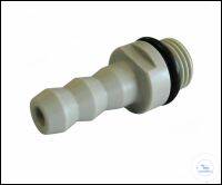 Hose Connector, DN 10 male 1/4, PP Hose Connector, DN 10 male 1/4, PP