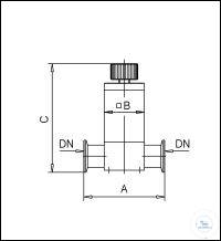 2Artikelen als: HV kogelafsluiter VS 16 HSE met draadspindel, type VS 16 HSE DN...KF, A 80...