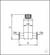 Straight-Through Valve VS 16 HSE, Manually Operated, Stainless Steel, DN 16 KF