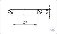 6Artikelen als: KF-O afdichtringen Perbunan DN 16, type DN 16 KF, A 18 mm, B 5 mm KF-O...