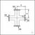 4-Way Cross, Stainless Steel, DN 40 KF