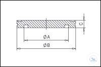 5Panašios prekės Blank-Off Flange, Stainless Steel, DN 63 ISO-K Blank-Off Flange, Stainless...