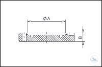 7Panašios prekės CF Blank Flanges Fixed, Stainless Steel Type DN 16 CF, A 19.1 mm, B 7.5 mm CF...