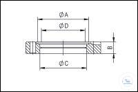 3Artikelen als: CF lasflens vast roestvrij staal DN 100, type DN 100 CF, A 115,0 mm, B 20,0...