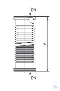 4Panašios prekės ISO-K Metal Tubes, Annealed, Stainless Steel Type DN 63 ISO-K, A 250 mm ISO-K...