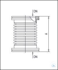 Flexible Coupling, DN 63 ISO-K, 100mm Flexible Coupling, DN 63 ISO-K, 100mm