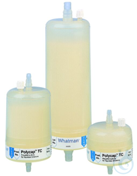 Filtro cartucho POLYCAP TC 150 ESTERIL Biosafe con CAMPANA LLENADO, PES, 0.8/0.2