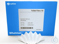 Grade 4V, folded filter, circle 18.5cm, 100/pack