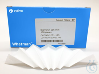 Grade 1V, folded filter, circle 12.5cm, 100/pack