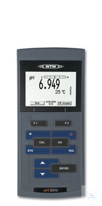 pH 3310 Professional, field proven pH/mV-meter with backlit graphic display, for portable...