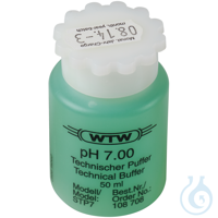 STP 7, Technische Pufferlösung, 1 Flasche mit 50 ml: pH 7,00 Technische Pufferlösung, 1 Flasche...