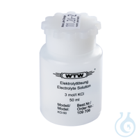 KCl-50, KCl-Lösung, 3 mol/l, Fläschchen mit 50 ml Inhalt. KCl-Lösung, 3 mol/l, Fläschchen mit 50...