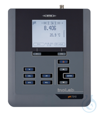 inoLab® pH 7310 BNC, Komfortables, menügesteuertes pH/mV Labormessgerät (BNC)...