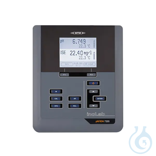 inoLab® pH/ION 7320, Präzises und komfortables pH/mV/ISE 2-Kanal Labormessgerät 