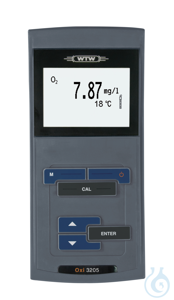 Oxi 3205, Easy-to-operate, robust DO meter with backlit LCD graphic display,...