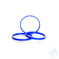 Bague de déversement en PP pour flacon GLS 80, bleu