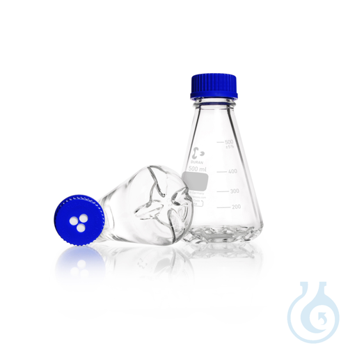 DURAN&reg; Schikanekolben, mit GL 45 Gewinde