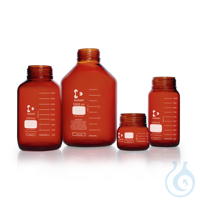 7Artículos como: Frasco para laboratorio cuello ancho con rosca GLS 80 DURAN®, topacio, sin...
