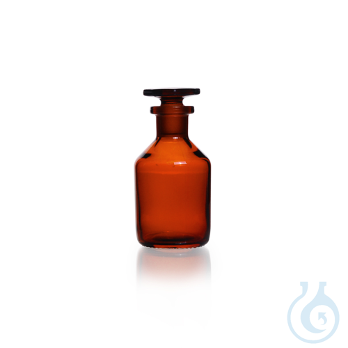 Standflasche, Enghals, Kalk-Soda, braun, USP , ...