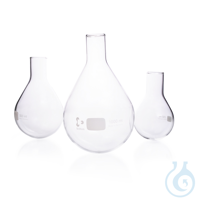 DURAN® Verdampfer-Rohkolben, birnenförmig, 100 ml DURAN® Verdampferkolben haben eine gleichmäßige...