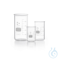 DURAN® Beaker, high form, without spout, 100 mL Beakers are cylindrical vessels with a straight...