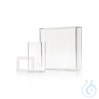 DURAN® preparaatbak, museumbak, met geslepen rand en glasplaat, 250 x 140 x 250 mm