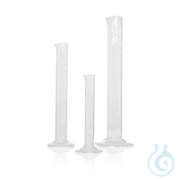 DURAN® Measuring Cylinder, hexagonal base, Class B, white scale, with graduation DURAN® Measuring...