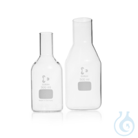 DURAN® Nährbodenflasche, mit geradem Rand, für Glaskappen, 1000 ml Mikrobiologie ist ein...