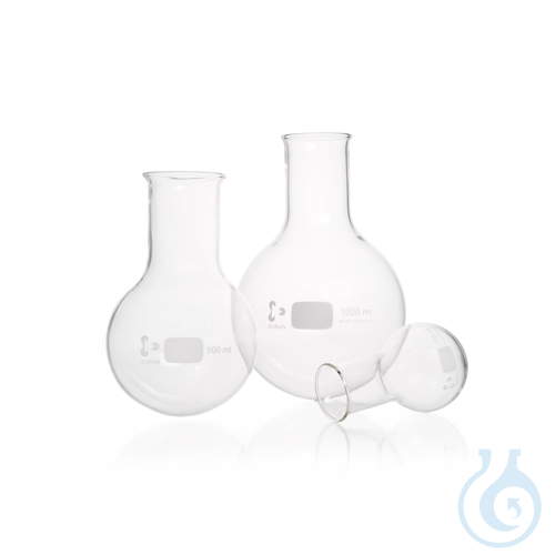 DURAN&reg; Round Bottom Flask Wide neck, with b...