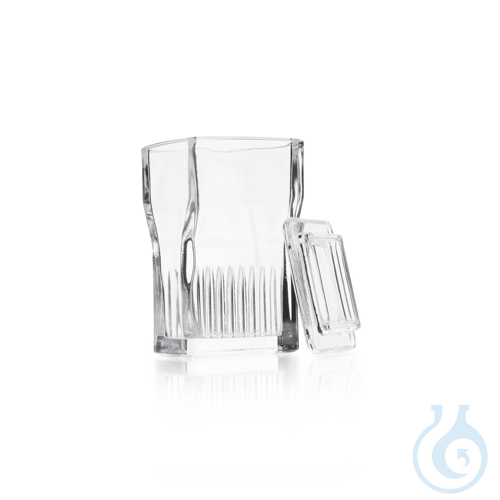 Faerbekasten, nach Hellendahl, aus Kalk-Soda-Glas