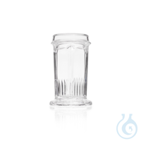 Kleurbakje, volgens Coplin, voor 10 objectglaasjes 76 x 26 mm, kalk-soda-glas