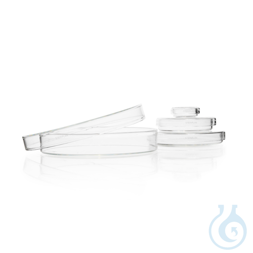 STERIPLAN&reg; Petrischale, aus Kalk-Soda-Glas