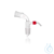 DURAN® Vakuum-Destilliervorstoß, gebogen, 2 NS, abschraubbare Kunststoff-Olive DURAN®...