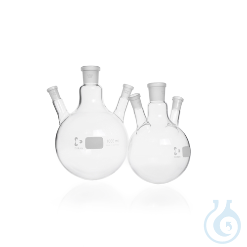 DURAN&reg; Triple-Neck Round Bottom Flask, stan...