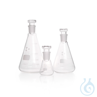 DURAN® Iodine Flask, Erlenmeyer shape, standard ground joint and glass stopper DURAN® Iodine...