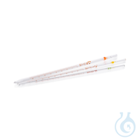 Measuring Pipette, from soda-lime glass, Class B, Type 3, amber diffusion print Measuring...