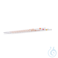 Measuring Pipette, soda-lime, Class AS, Type 3, CoC, amber print, batch certific Measuring...