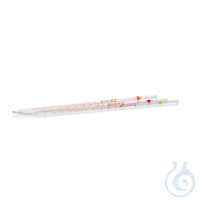 Pipette graduée pour écoulement partiel et total classe AS, verre AR, 2 ml