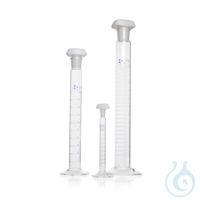DURAN® Mixing Cylinder, hexagonal base, Class A, blue scale, batch certificate  DURAN® Mixing...