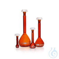 12Benzer ürünler DURAN® Volumetric Flask, Class A, amber, CoC and batch certificate, white...